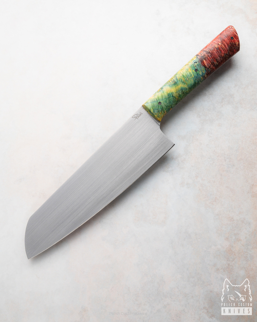 Handmade kitchen knife selling Elmax