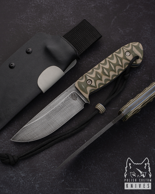 SURVIVAL KNIFE OLIVE 1 O2  BM