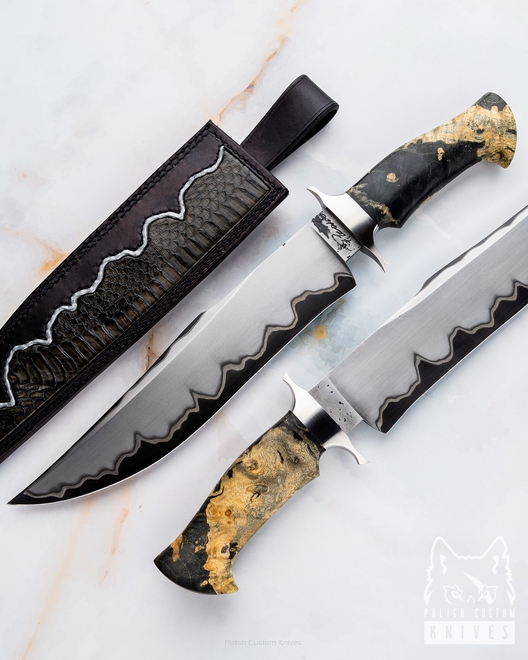BIG SURVIVAL, TACTICAL KNIFE BOWIE SAN MAI 1 PLEWA