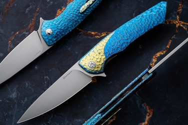 FOLDING KNIFE FOLDER SLIM #0593 MAGNACUT HERMAN KNIVES