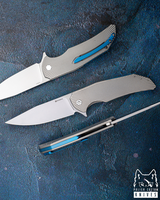 FOLDING KNIFE FOLDER DRAGONFLY #0565 ELMAX HERMAN KNIVES