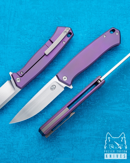 FOLDING KNIFE ARSEN PURPLE SCALES 1 KD