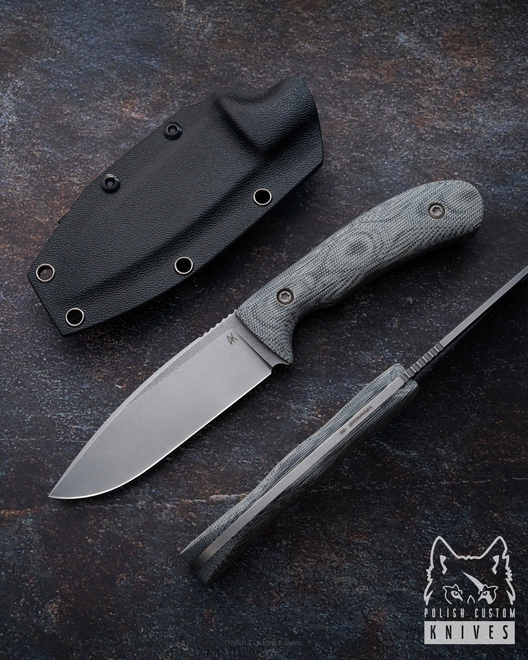 HUNTING SURVIVAL KNIFE FLINT 19 VANADIS 4E MICARTA AK KNIVES