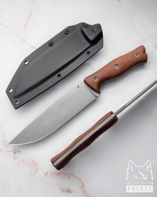 HUNTING SURVIVAL KNIFE KRYPTON 180 12 SLEIPNER MICARTA AK KNIVES