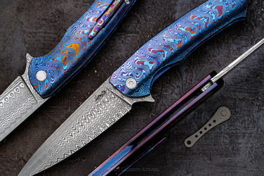 FOLDING KNIFE SLIM 3 TIMASCUS HERMAN 