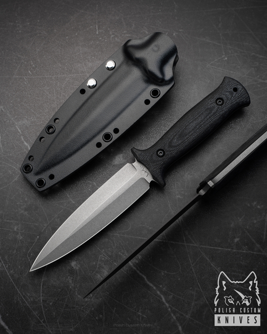 TACTICAL KNIFE DAGGER INQUIZITOR N690 G10 LKW