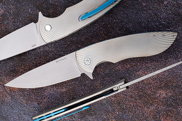 FOLDING KNIFE FOLDER BIG STING #0026 M398 HERMAN KNIVES