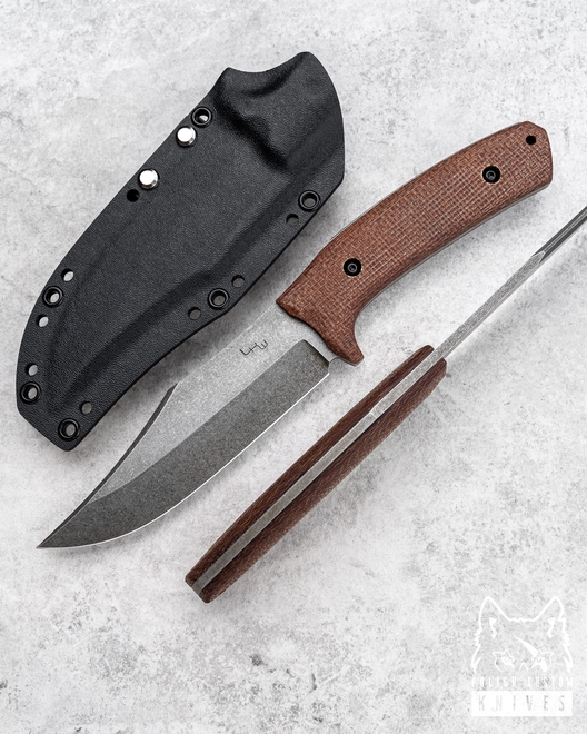 LARGE TACTICAL SURVIVAL KNIFE CITI BOWIE XL MICARTA LKW