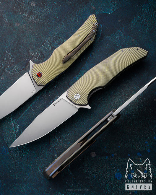 FOLDING KNIFE FOLDER DRAGONFLY 300 M398 HERMAN KNIVES