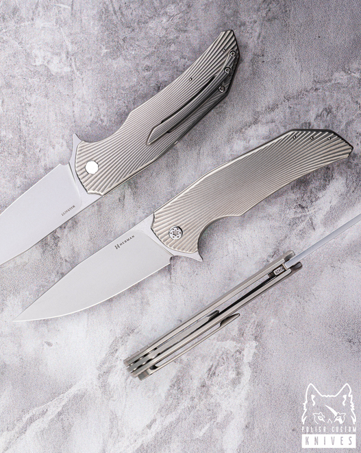 FOLDING KNIFE FOLDER DRAGONFLY #0429 MAGNACUT HERMAN KNIVES