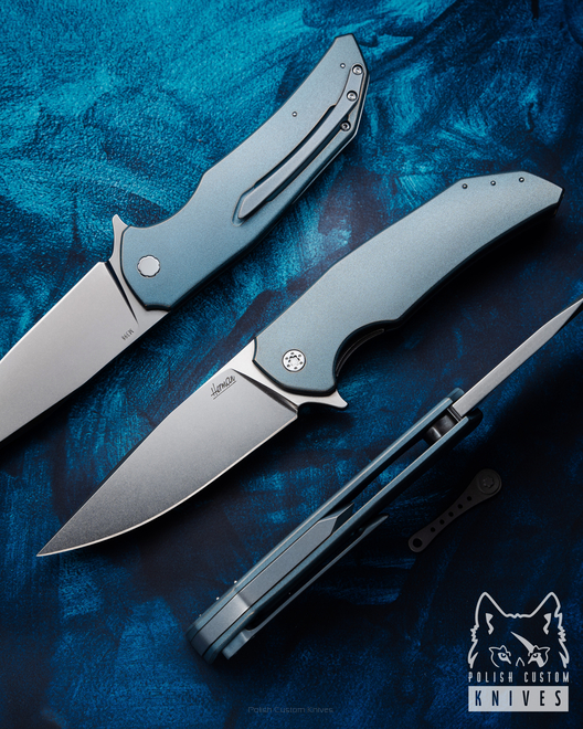 FOLDING KNIFE FOLDER DRAGONFLY 202 M398 HERMAN KNIVES