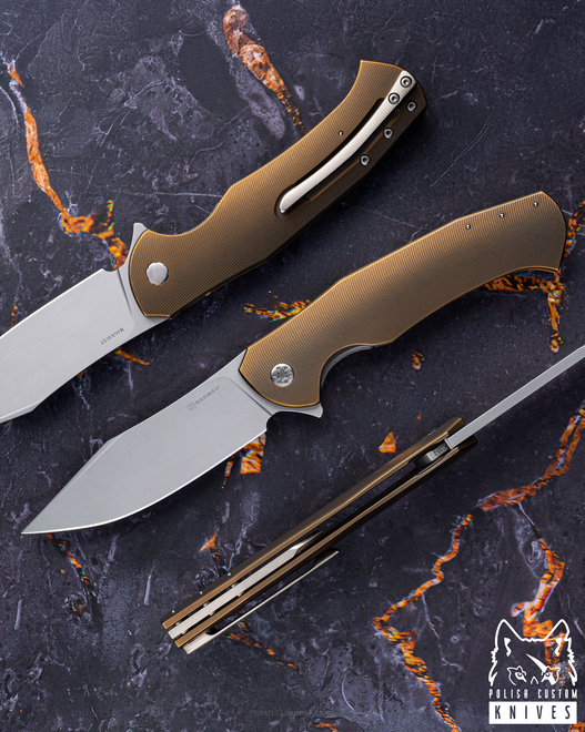 FOLDING KNIFE FOLDER MANTIS #0353 MAGNACUT HERMAN KNIVES