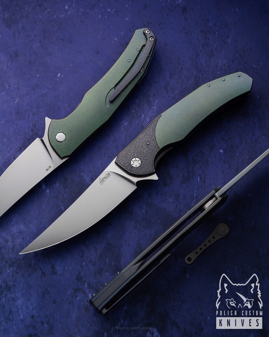 FOLDING KNIFE FOLDER ISHTAR 322 M398 HERMAN KNIVES