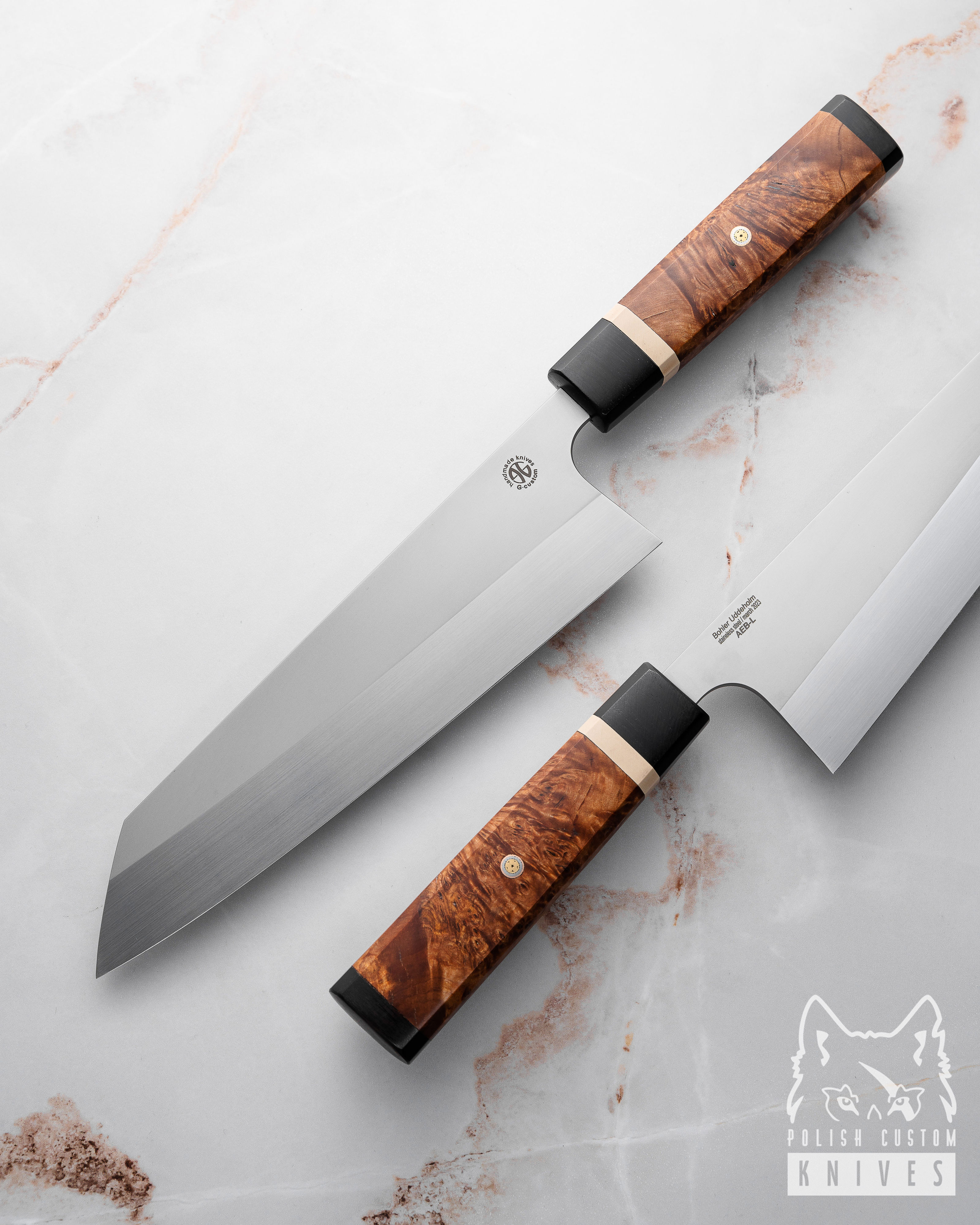 Buy KITCHEN MEAT KNIFE BUNKA 1 AEB-L STABILIZED ALDER G