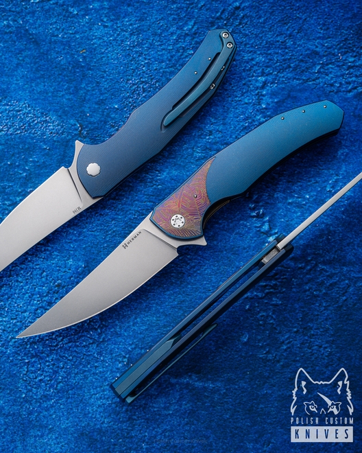 FOLDING KNIFE FOLDER ISHTAR 522 M390 HERMAN KNIVES