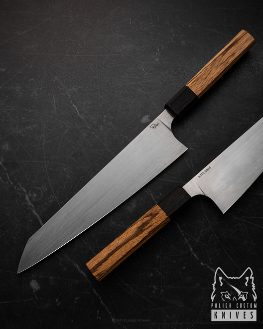 KITCHEN KNIFE GYUTO 240 3 K110 WENGE ZEBRANO PABIS