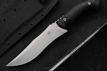 LARGE TACTICAL KNIFE CHIMERA 1 M390 CARBON FIBRE KD