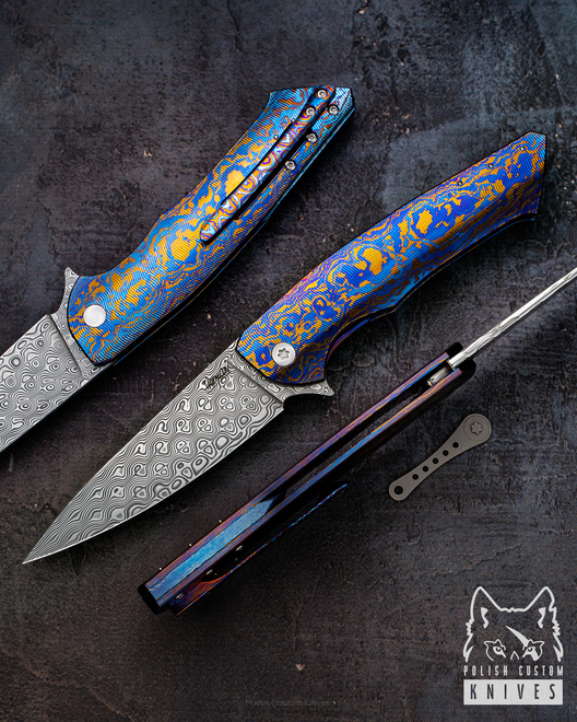 FOLDING KNIFE SLIM 2 TIMASCUS HERMAN 