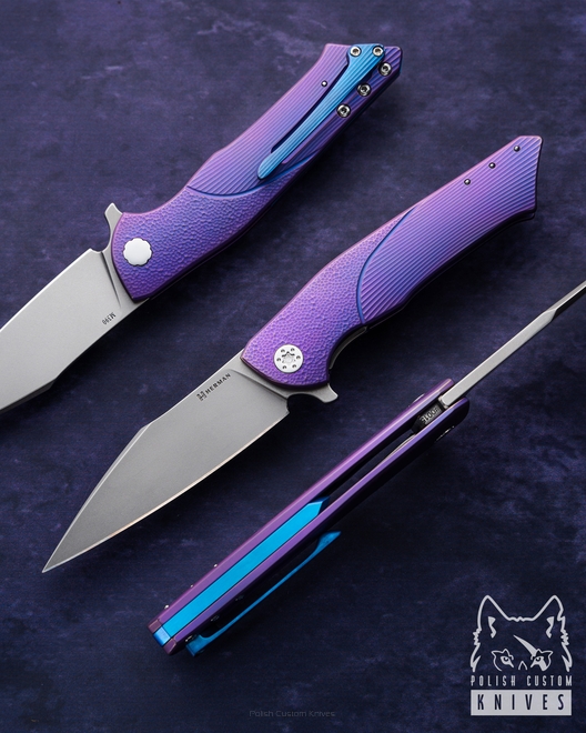 FOLDING KNIFE FOLDER BEE 15 M390 HERMAN KNIVES