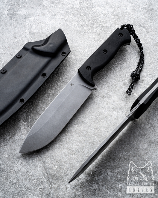 SURVIVAL KNIFE ODC 140 LOW GRIND O2 AK