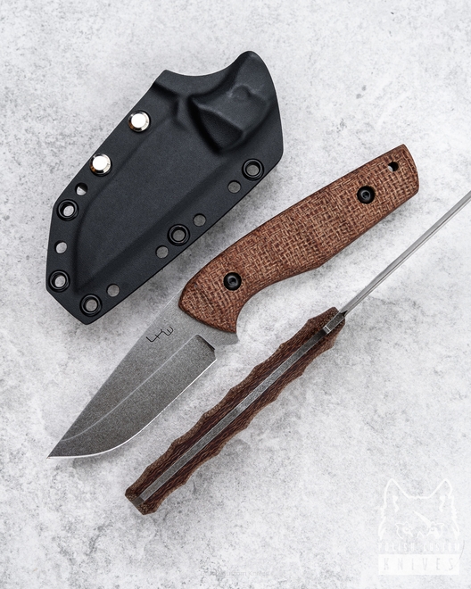 HUNTING KNIFE DROMADER MICARTA  LKW