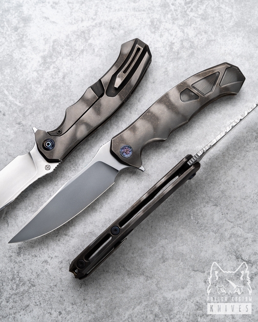 FOLDING KNIFE WE 037 Co. Kellen Bogardu pimped by MICHO