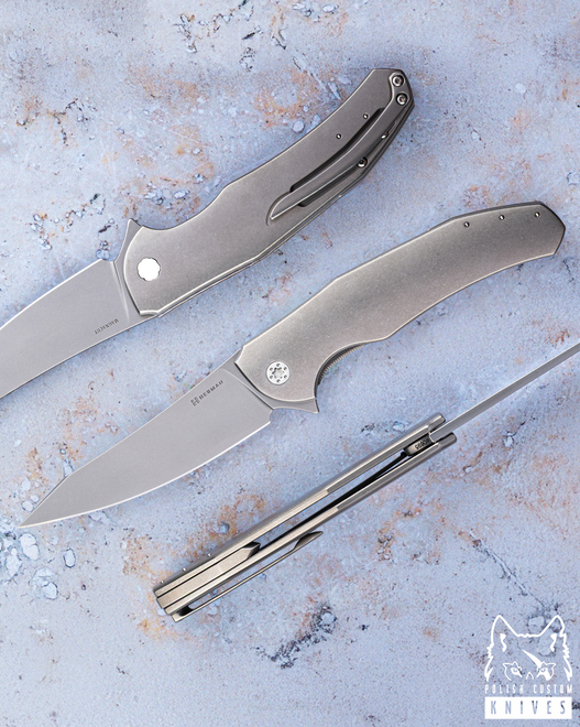 FOLDING KNIFE FOLDER ISHTAR #0695 MAGNACUT HERMAN KNIVES