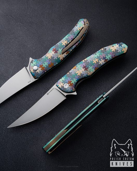 FOLDING KNIFE FOLDER ISHTAR 604 M398 HERMAN KNIVES