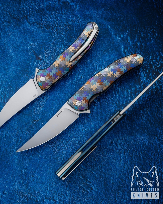 FOLDING KNIFE FOLDER ISHTAR #0655 M390 HERMAN KNIVES