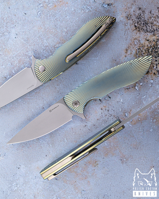 FOLDING KNIFE FOLDER STING #0772 MAGNACUT HERMAN KNIVES