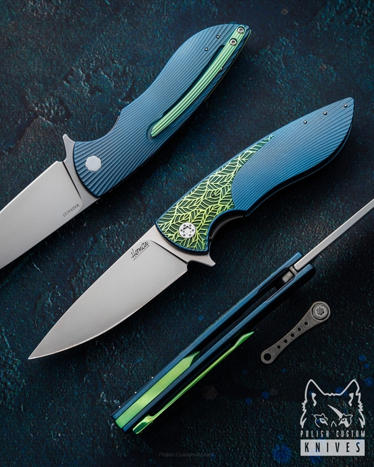 FOLDING KNIFE FOLDER STING 452 MAGNACUT HERMAN KNIVES