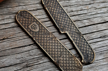 Scales for 91mm Victorinox SAK "Dragon scales" 234