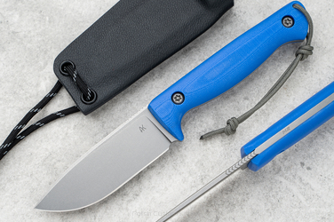 NECK EDC KNIFE MINI ODC 10 M2 HSS G10 BLUE AK