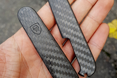 Scales for 91mm Victorinox SAK "Crest" Polished