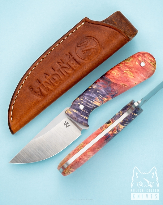 KNIFE URBAN NECK, EDC ENIGMA KNIVES 11 TWO SHEATHS M390