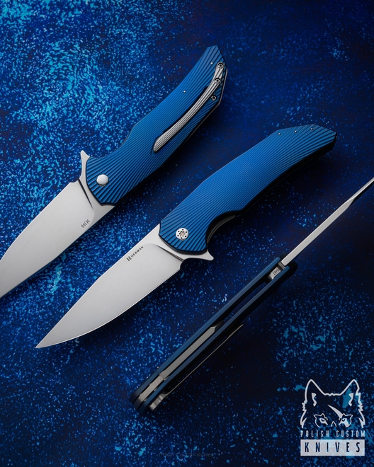 FOLDING KNIFE FOLDER DRAGONFLY #0487 M390 HERMAN KNIVES