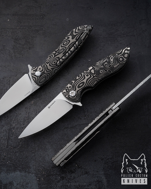FOLDING KNIFE FOLDER MICRO STING #0340 MAGNACUT HERMAN KNIVES