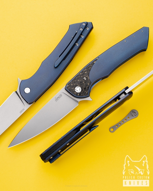 FOLDING KNIFE SLIM 34 M390 HERMAN 
