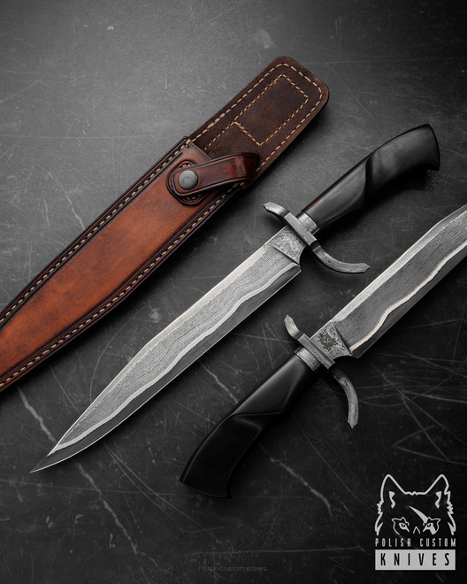 LARGE EXCLUSIVE TACTICAL SURVIVAL LONG MODERN BOWIE 4 SILESIA KNIVES