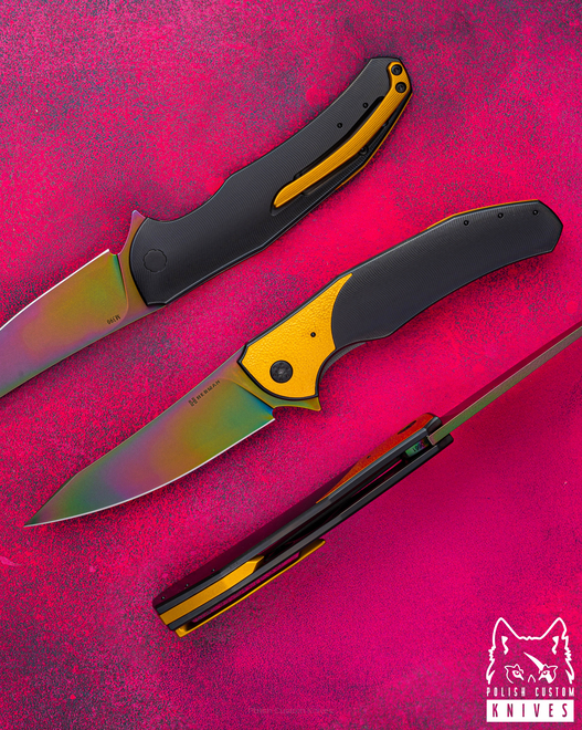 FOLDING KNIFE FOLDER ISHTAR #0661 M390 OERLIKON HERMAN KNIVES