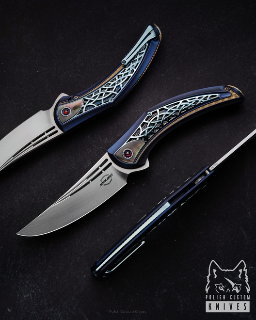 FOLDING KNIFE FOLDER OLVAR #1 OF 33 RWL34 LESBAR KNIVES
