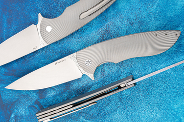 FOLDING KNIFE FOLDER BIG STING #0024 M398 HERMAN KNIVES