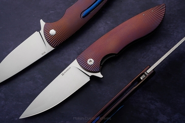 FOLDING KNIFE FOLDER BIG STING #0020 M398 HERMAN KNIVES
