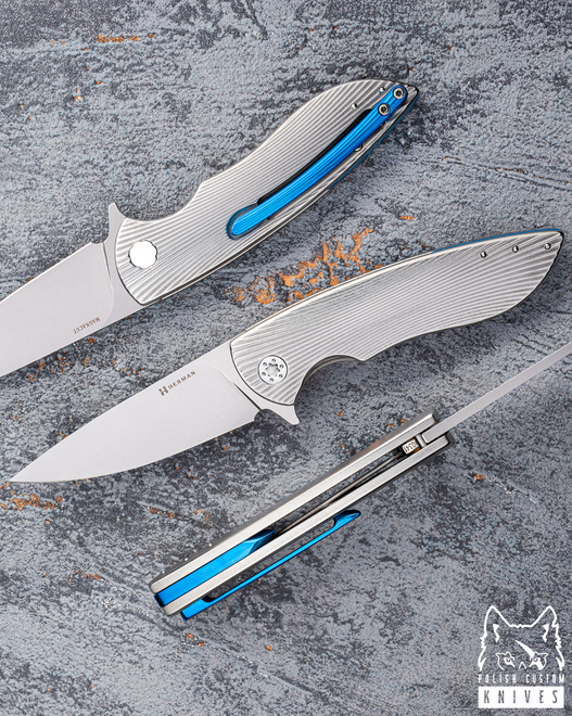 FOLDING KNIFE FOLDER MICRO STING #0341 MAGNACUT HERMAN KNIVES