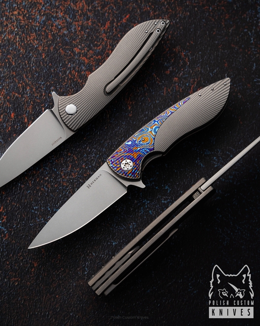 FOLDING KNIFE FOLDER MICRO STING MAGNACUT C0022 HERMAN KNIVES