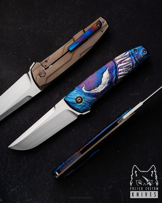 FOLDING KNIFE FOLDER DWARF VENOM 1 M390 JK PIMPED by MICHO
