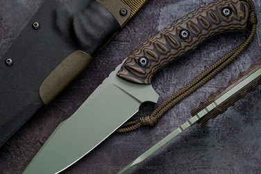 HUNTING TACTICAL KNIFE TAJGA 1 D2 MICARTA SIMON'S