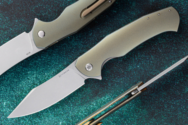 FOLDING KNIFE FOLDER MANTIS #0288 M390 HERMAN KNIVES
