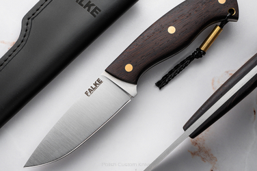 HUNTING KNIFE HUNTER STANDARD  HS 252 K110 AFRICAN WENGE FALKE