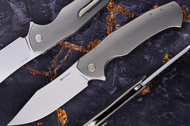 FOLDING KNIFE FOLDER MANTIS #0343 MAGNACUT HERMAN KNIVES